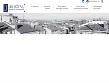 Tablet Screenshot of juricial.com